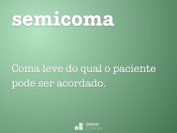 semicoma