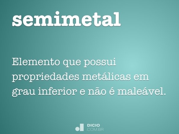 semimetal