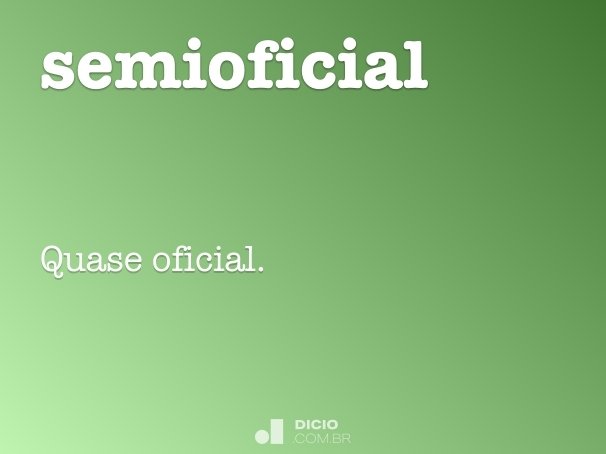 semioficial