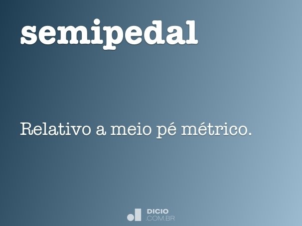 semipedal