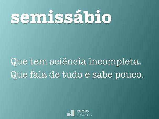 semissábio