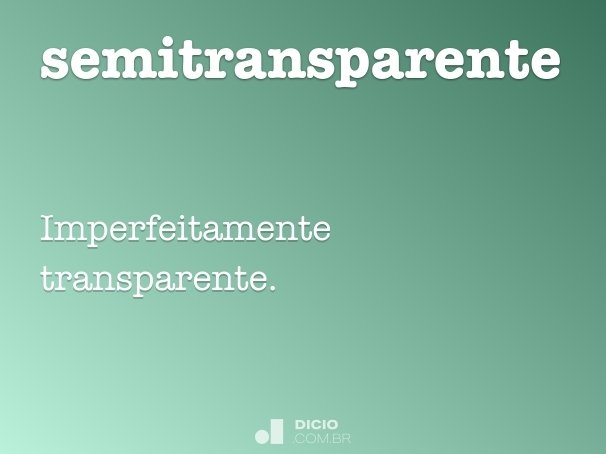 semitransparente