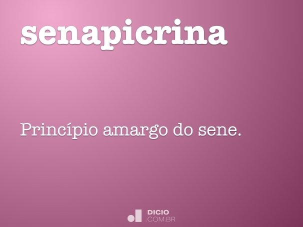 senapicrina