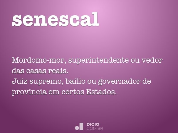 senescal