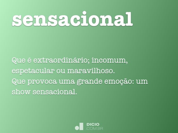 sensacional