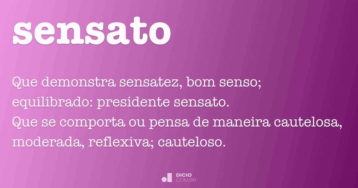 Sensato Dicio, Dicionário Online de Português