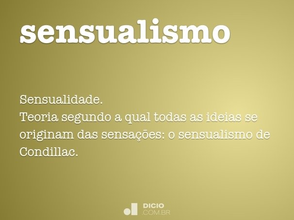 sensualismo