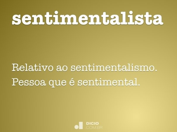 sentimentalista