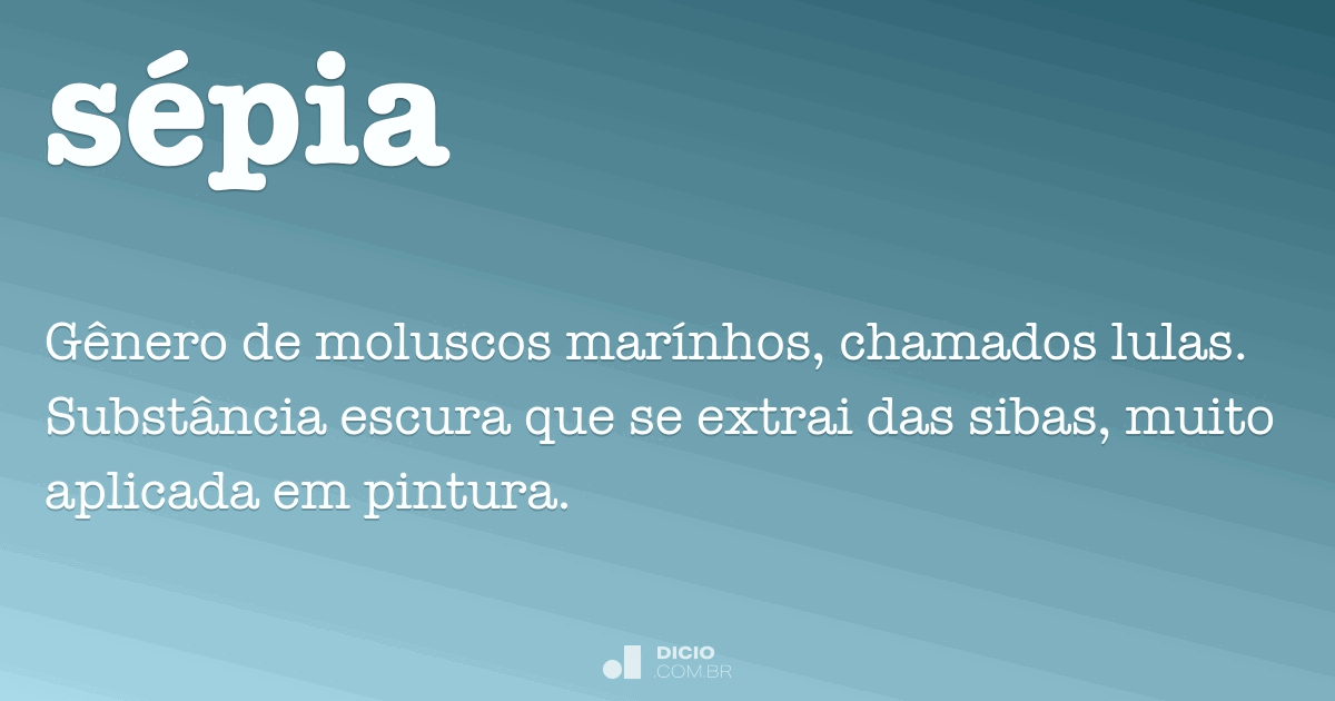 Sépia Dicio, Dicionário Online de Português