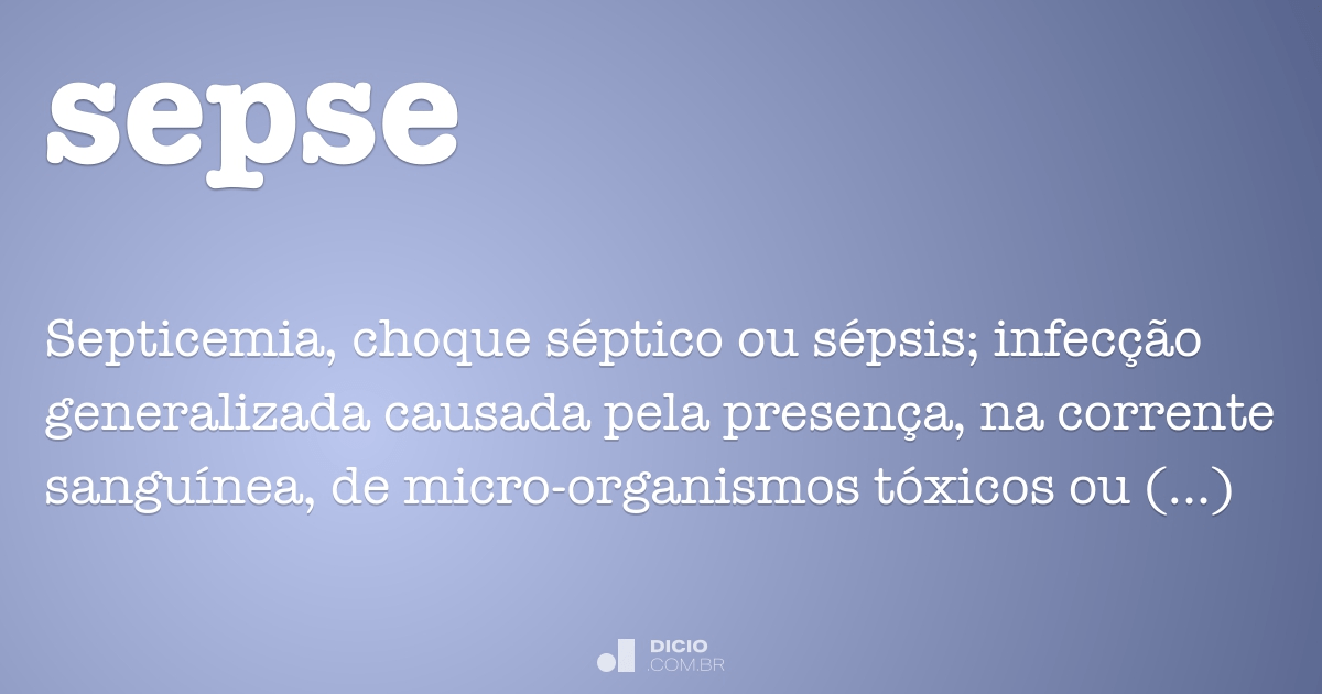 Sepse - Dicionário Online de Português