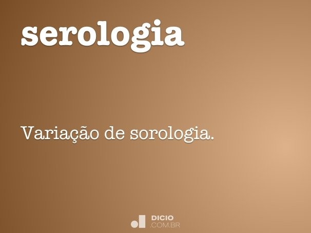 serologia