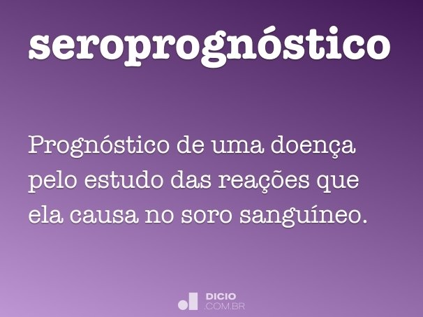 seroprognóstico