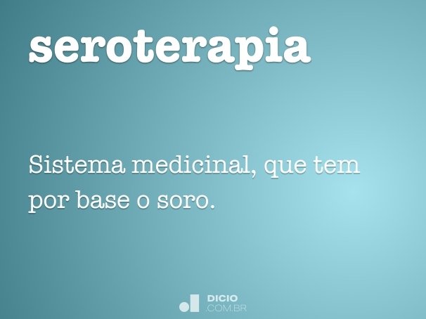 seroterapia