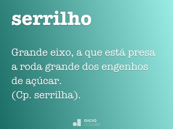 serrilho