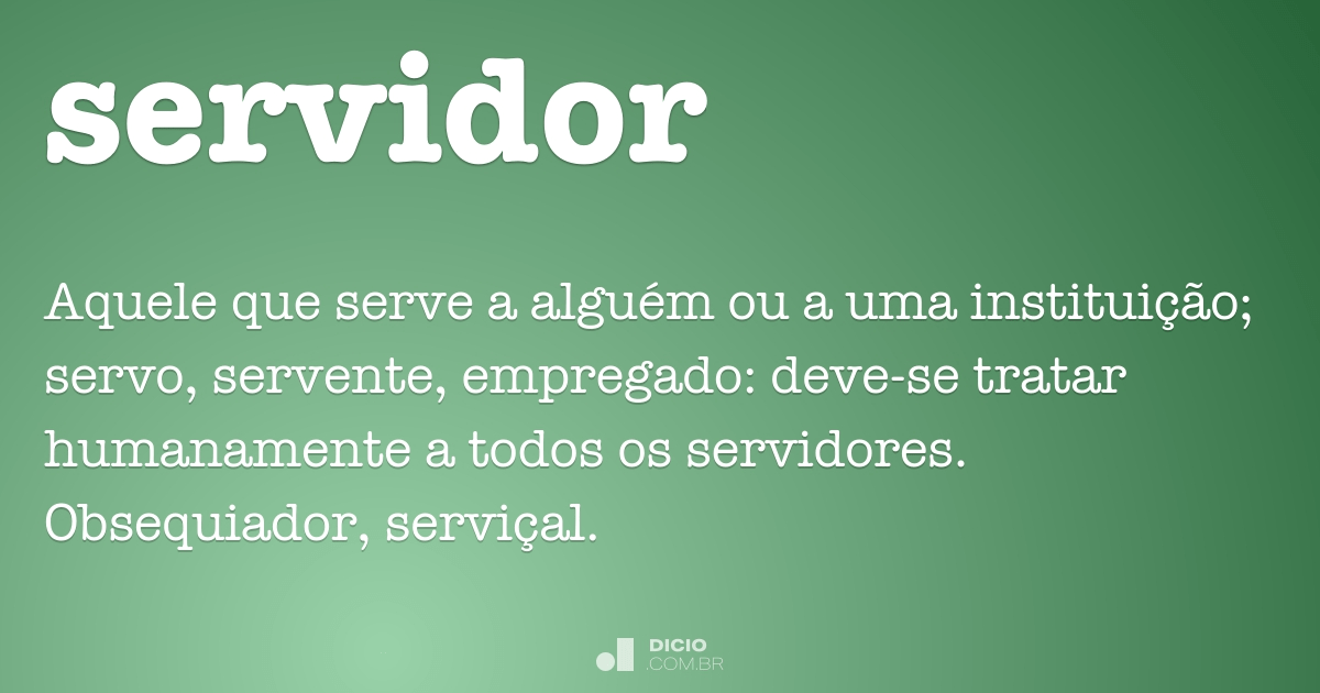 Servidor Dicio Dicionário Online De Português