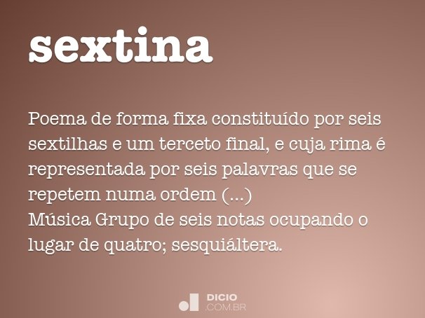 sextina