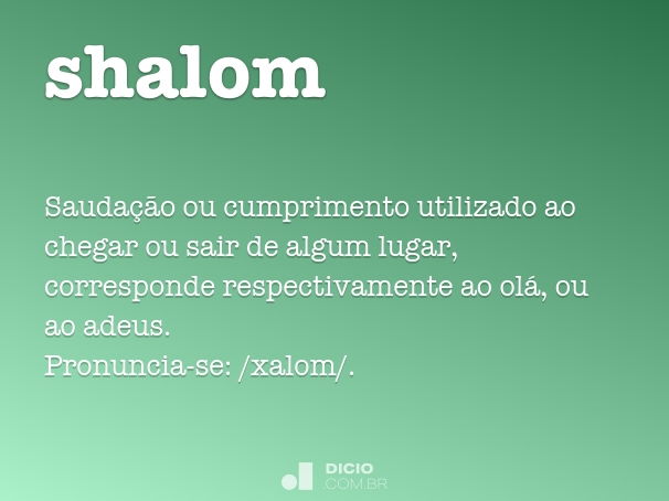 Significado de Shalom (o que é na bíblia e tradução do hebraico) -  Significados