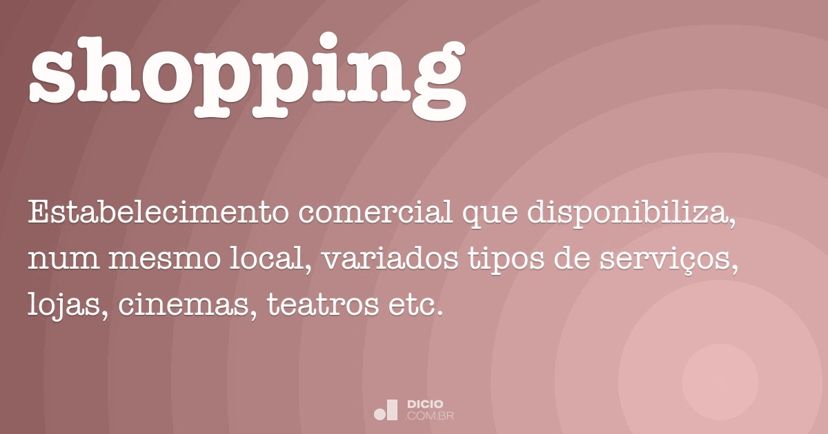 To Shop, Shopping - O que significa em inglês? • Proddigital Idiomas