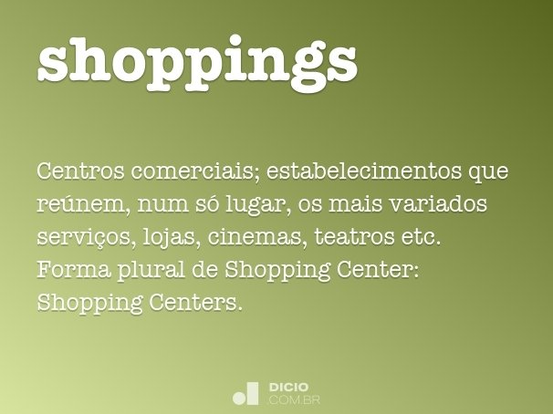 shoppings