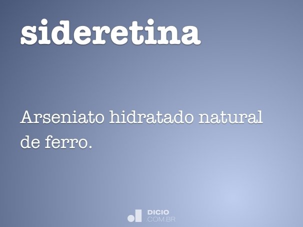 sideretina