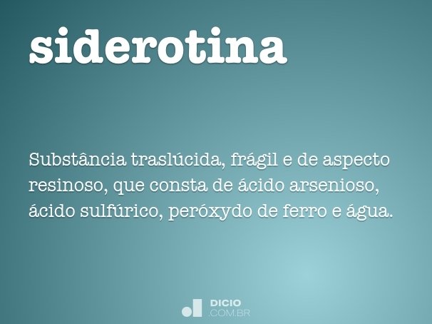 siderotina