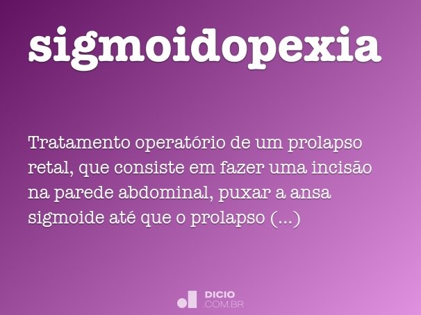 sigmoidopexia