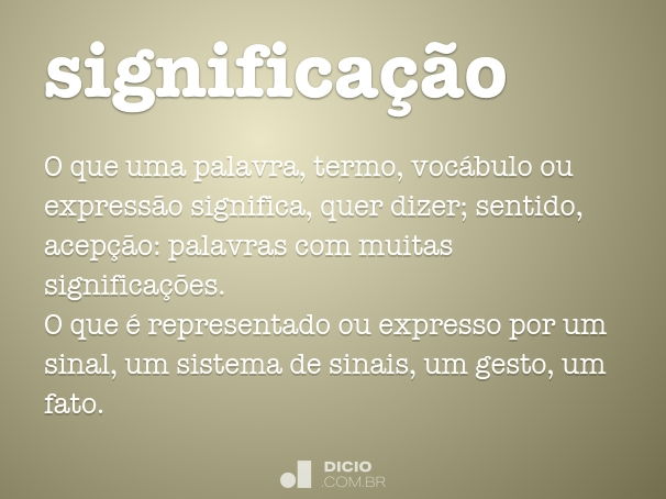 significação