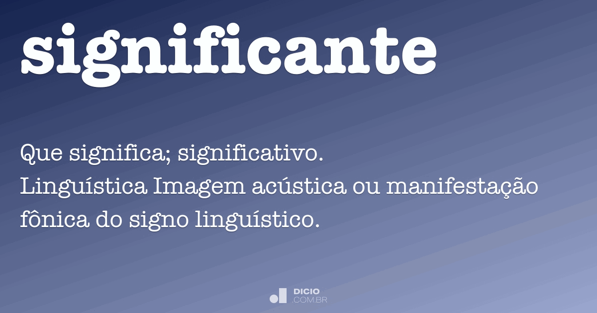 Significante Dicio, Dicionário Online de Português