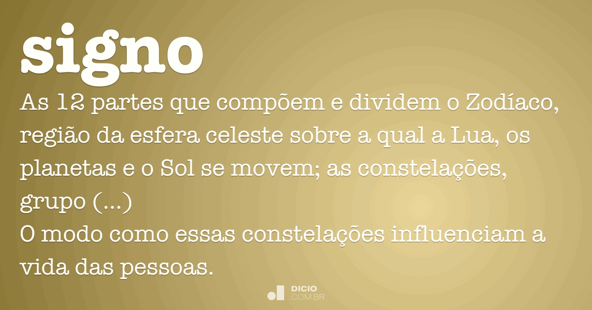 Signo Dicio, Dicionário Online de Português