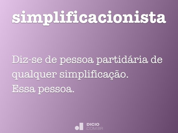 simplificacionista
