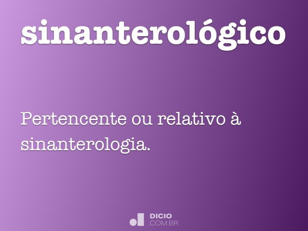 sinanterológico