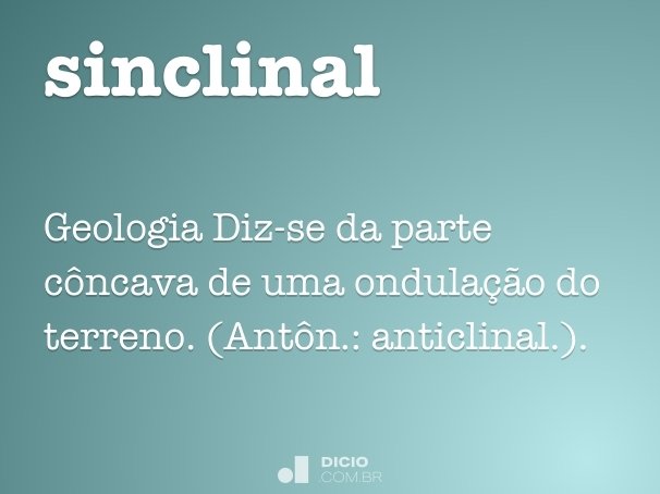 sinclinal