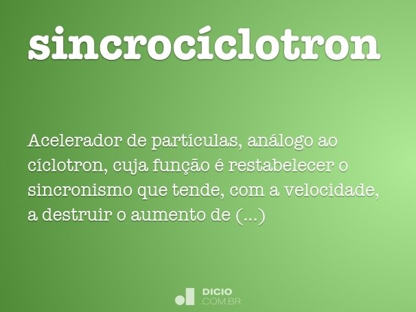 sincrocíclotron