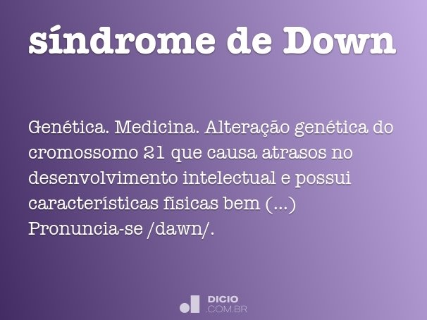 síndrome de Down