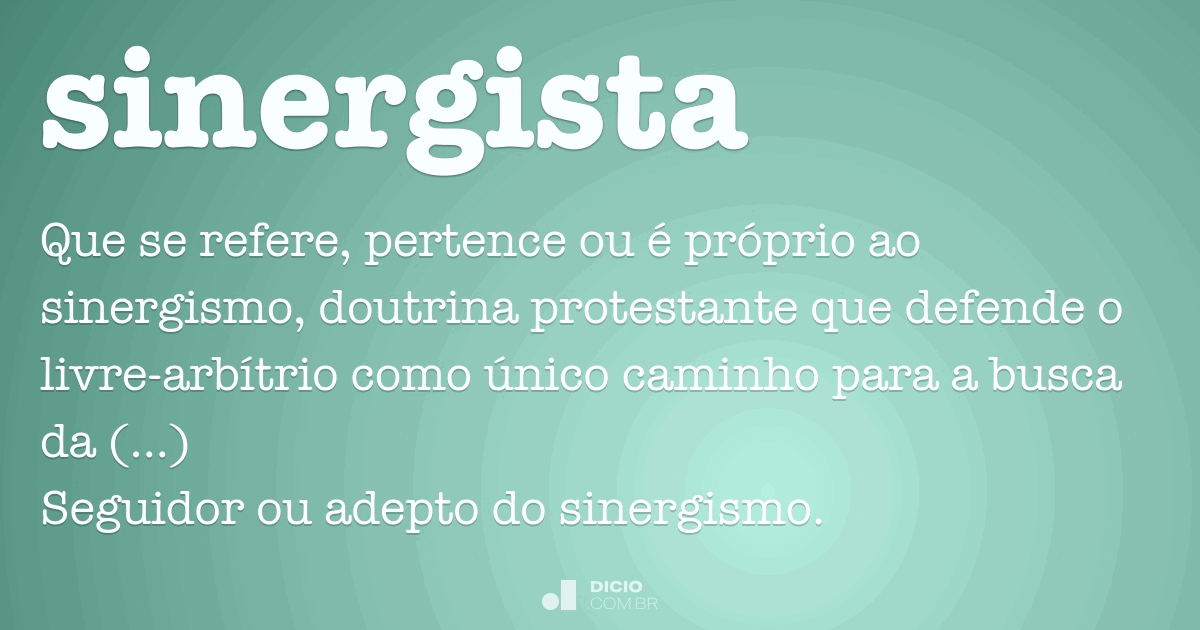 Sinergista Dicio, Dicionário Online de Português