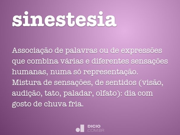 sinestesia