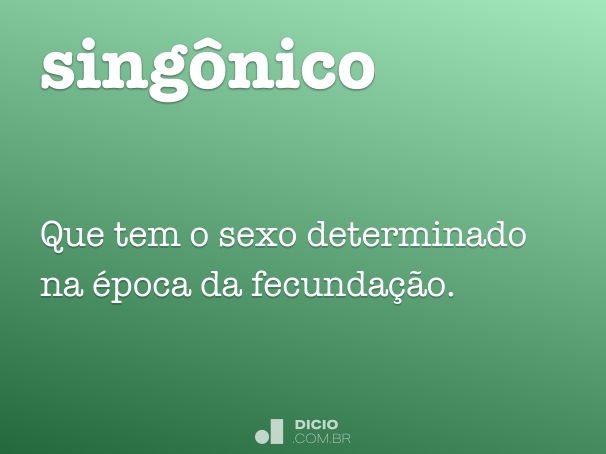 singônico