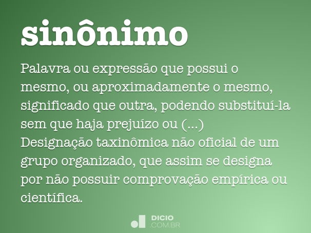 sinônimo