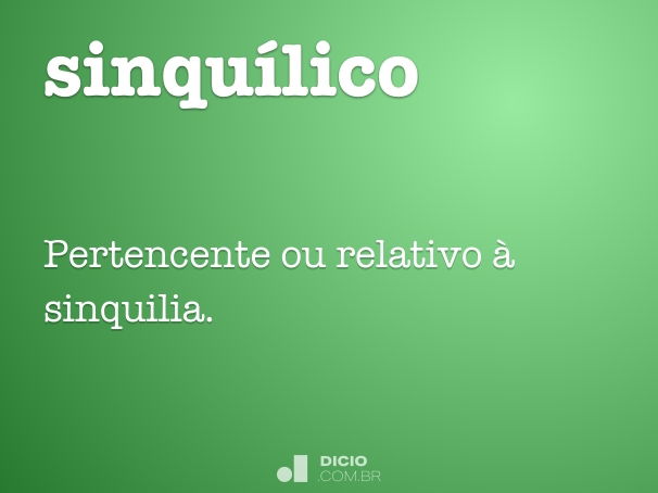 sinquílico