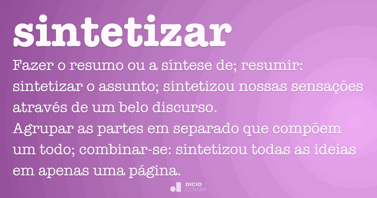 Significado de Resumo- como fazer um resumo