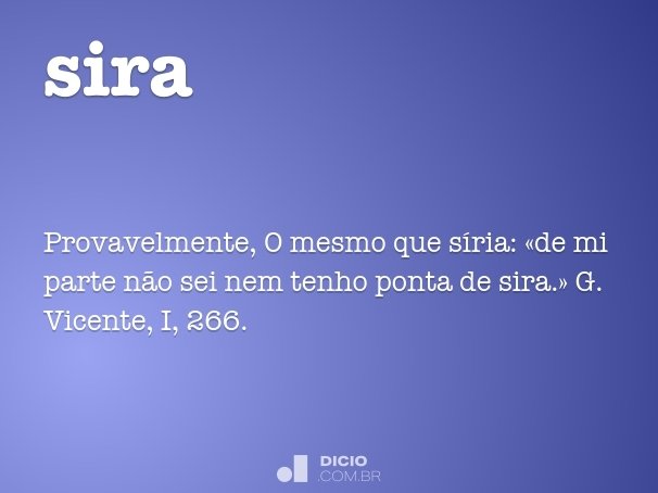 sira