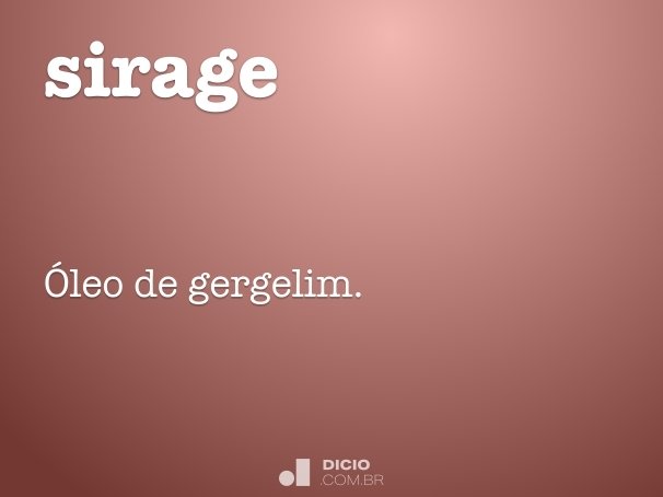 sirage