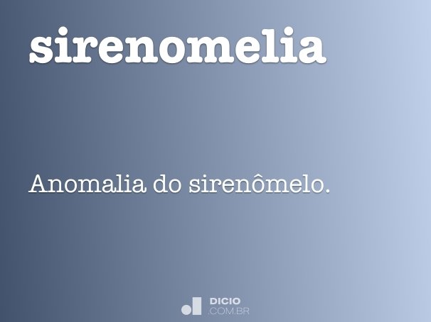 sirenomelia
