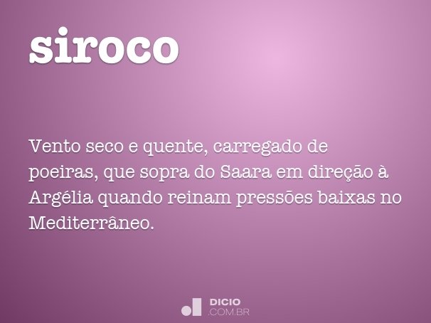 siroco