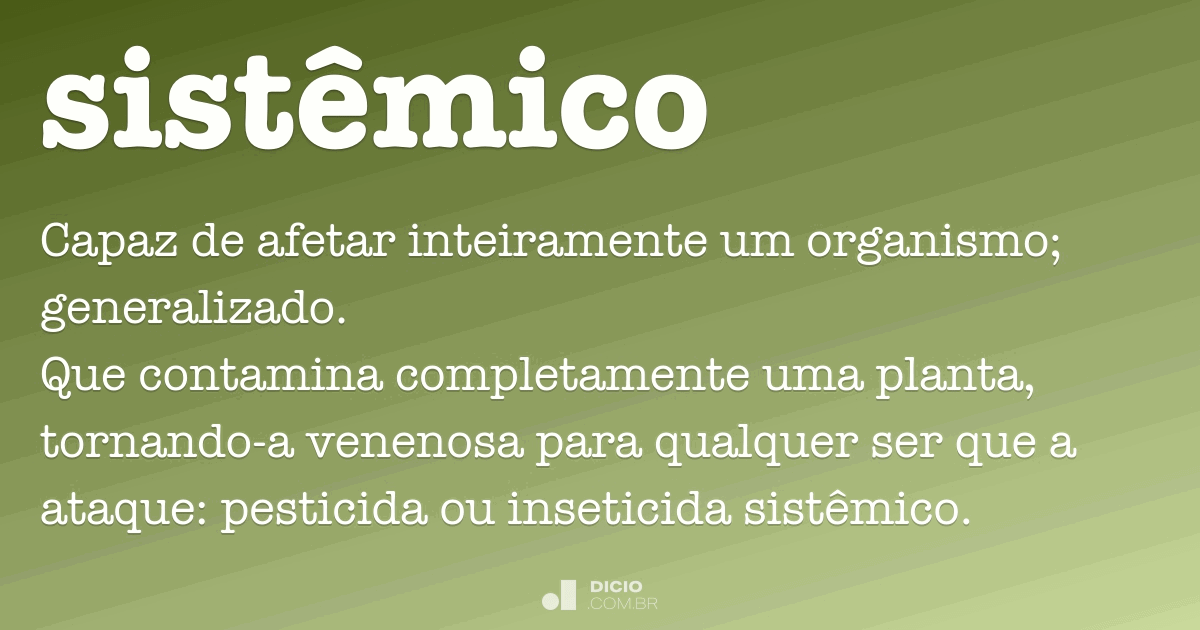 Sistêmico Dicio, Dicionário Online de Português