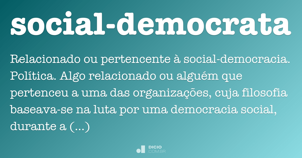 O Que é Democracia Social