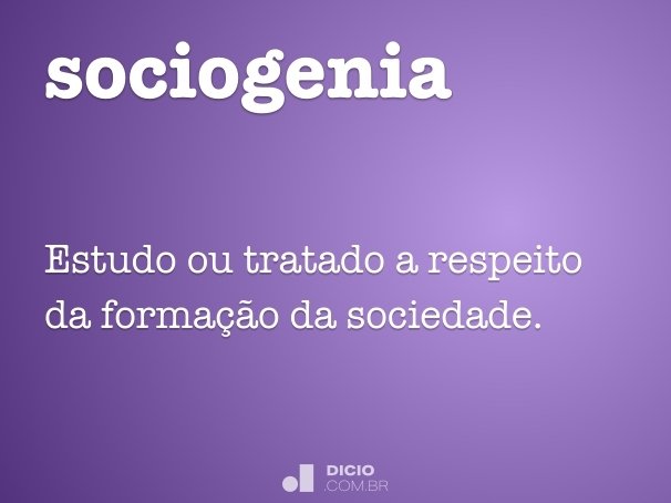 sociogenia