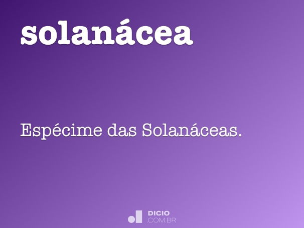 solanácea