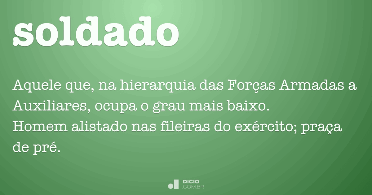 Quantas Sílabas Tem A Palavra Soldado ENSINO