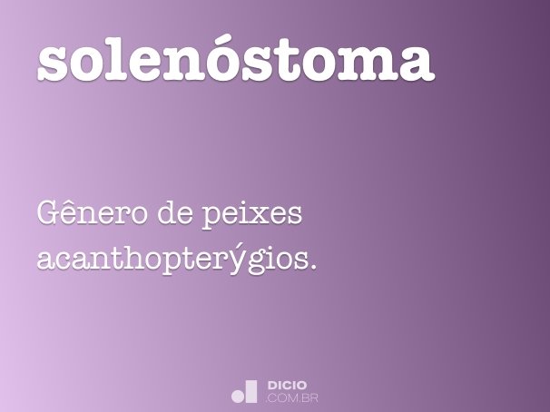 solenóstoma